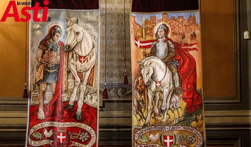 Il Palio per la Collegiata (San Secondo a piedi) e quello per la corsa (San Secondo a cavallo) - Merphefoto