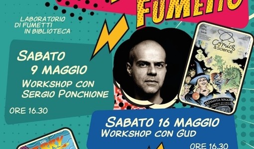 Torna “Facciamo fumetto”: due workshop per ragazzi in Biblioteca Astense con Sergio Ponchione e Gud
