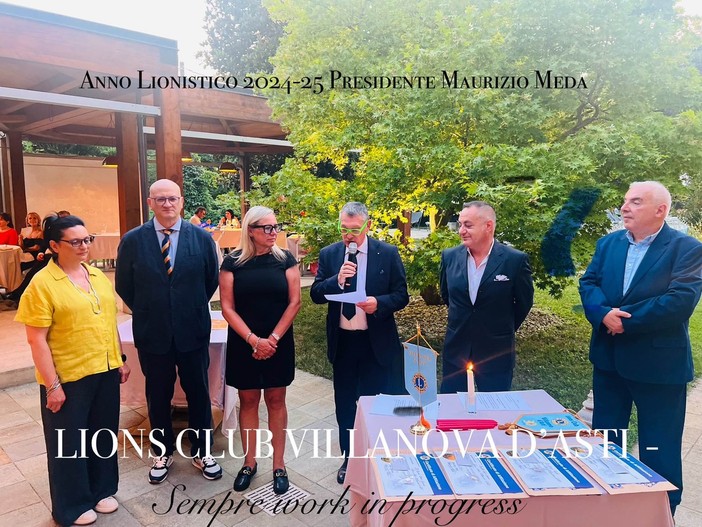 Lions Club Villanova d'Asti celebra la 32esima Charter night