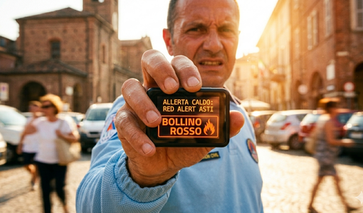 Asti si prepara a tre giornate da bollino rosso per l'ondata di calore che sta investendo il Piemonte