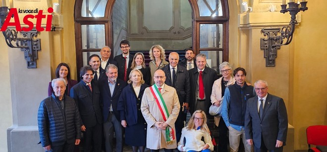 La foto di gruppo con gli insigniti