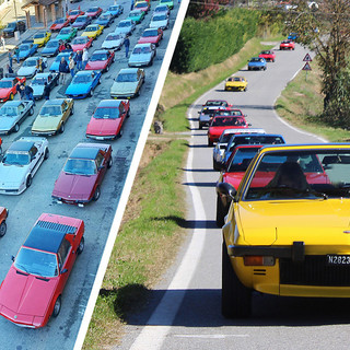 Cinquantasei Fiat X1/9 'hanno invaso' Montemagno per il raduno nazionale