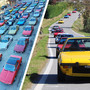 Cinquantasei Fiat X1/9 'hanno invaso' Montemagno per il raduno nazionale