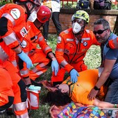 Una simulazione all'Asti rescue game