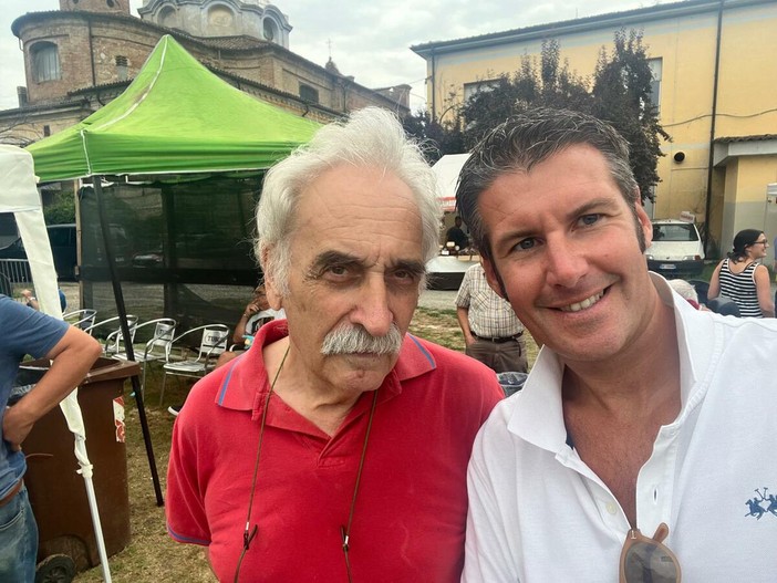 Antonio Biasio con il sindaco Lucas Bonzo Antonio Biasio con il sindaco Lucas Bonzo