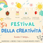“Festival della Creatività”: domani un pomeriggio di arte e fantasia