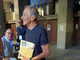 Roberto Vecchioni al presidio DI UNA