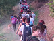 Un momento della camminata