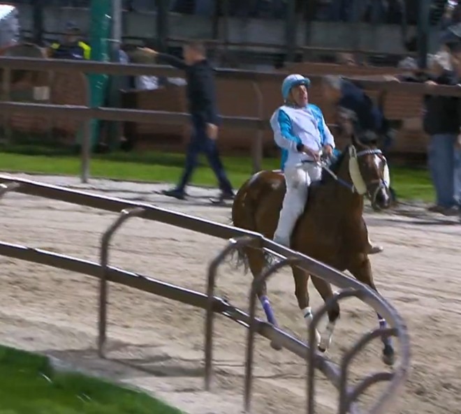 Un fotogramma della vittoria di Silvano Mulas