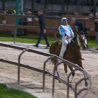 Un fotogramma della vittoria di Silvano Mulas