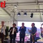 Il presidente Ente Turismo Mariano Rabino, il presidente Camera di Commercio Coscia, il presidente della Regione Alberto Cirio, il sindaco Rasero