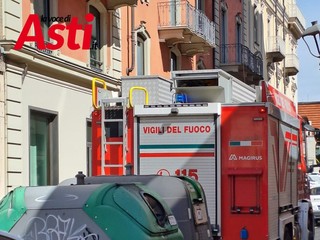 Le immagini dell' intervento odierno dei Vigili del Fuoco