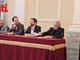 Il direttore del teatro Angelo De Marchis, Eugenio Fea (codirettore artistico), Paride Candelaresi (ass. Cultura), Mario Nosengo (direttore artistico)