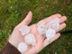 Grandine ad Agliano (ph. Dati Meteo Asti)