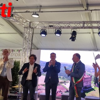 Il presidente Ente Turismo Mariano Rabino, il presidente Camera di Commercio Coscia, il presidente della Regione Alberto Cirio, il sindaco Rasero