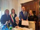 La neo centenaria con la famiglia, il presidente Rasero e la vicesindaca Morra