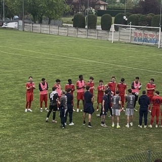 Foto del Pasillo de Honor al Mister per l’ultima partita con il Villafranca