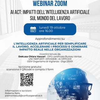 Come cambia il lavoro con l'IA, l'approfondimento per le imprese cooperative