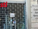 Il bar dopo la chiusura imposta dalla Questura di Asti Il bar dopo la chiusura imposta dalla Questura di Asti