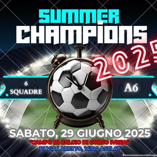 Summer Champions 2025: sei squadre in campo alla Torretta per il calcio amatoriale