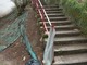 La scala di corso Einaudi che dà su corso Savona
