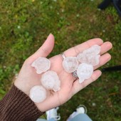 Grandine ad Agliano (ph. Dati Meteo Asti)