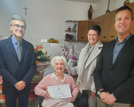 Laura Aliberti, un secolo vissuto con coraggio e saggezza Laura Aliberti, un secolo vissuto con coraggio e saggezza