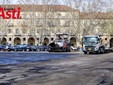 I lavori di asfaltatura (Merphefoto)