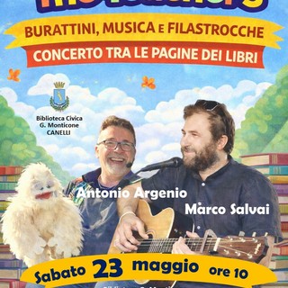 Burattini, letture animate e musica dal vivo: il gran finale di “Nati per Leggere” alla Biblioteca Monticone