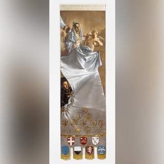 Siena: svelato il Drapellone di Giovanni Gasparro, martedì sera la carriera. Tutti i cavalli delle regolamentate