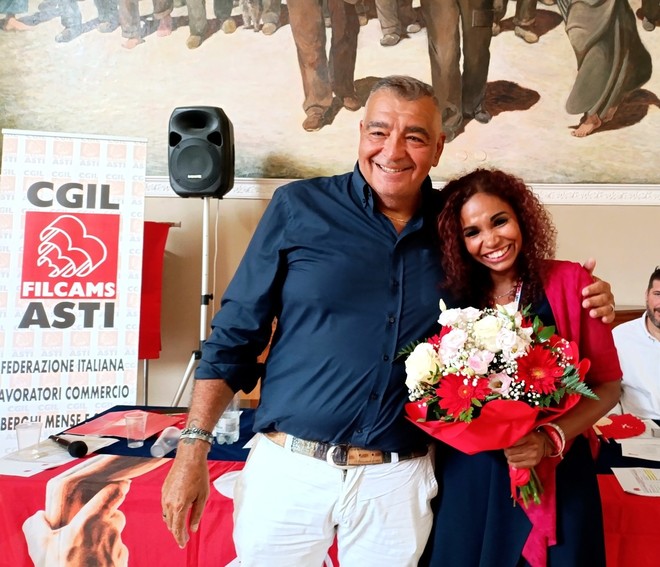 Filcams Asti, Aracelis Guerrero è la nuova segretaria provinciale: è la prima donna a guidare il sindacato del commercio Filcams Asti, Aracelis Guerrero è la nuova segretaria provinciale: è la prima donna a guidare il sindacato del commercio