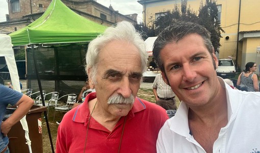 Antonio Biasio con il sindaco Lucas Bonzo Antonio Biasio con il sindaco Lucas Bonzo