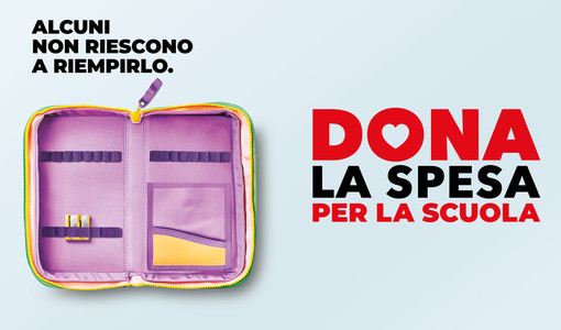 Scuola solidale, alla Coop di Asti torna la colletta di cancelleria Scuola solidale, alla Coop di Asti torna la colletta di cancelleria