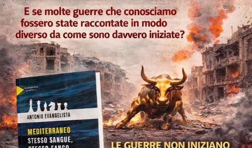 "Mediterraneo stesso sangue - stesso fango": il libro di Antonio Evangelista ad Asti