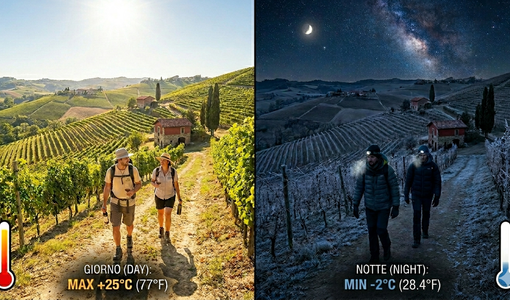 Astigiano nella morsa dell’escursione termica: in un solo giorno quasi 26 gradi di differenza