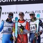 Il podio di Crans Montana Il podio di Crans Montana