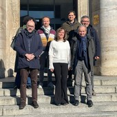 Il presidente Robaldo con il sindaco Fogliato e la dirigente scolastica Massucco dopo la prima riunione informale di coordinamento operativo Il presidente Robaldo con il sindaco Fogliato e la dirigente scolastica Massucco dopo la prima riunione informale di coordinamento operativo