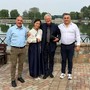 Caramagna Piemonte, i fratelli Riggio della Tenuta "Lago dei Salici" con gli sposi Marco Costa e Sang Eun Kim Caramagna Piemonte, i fratelli Riggio della Tenuta "Lago dei Salici" con gli sposi Marco Costa e Sang Eun Kim