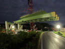 L'impalcato metallico parte del viadotto dell'Asti-Cuneo
