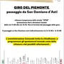 Giro del Piemonte, giovedì il passaggio a San Damiano: chiusa la SP58