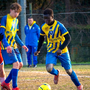 Il 15enne giocatore in campo coi colori dell'Olimpic Saluzzo