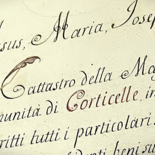A Cortiglione il Catasto vecchio di Corticelle racconta il paesaggio perduto