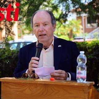 Luigi Florio in occasione delle celebrazioni del 25 aprile