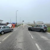 Le auto coinvolte nell'incidente avvenuto sulla Sp 48 a Bra Le auto coinvolte nell'incidente avvenuto sulla Sp 48 a Bra