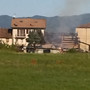 L'edificio interessato dall'incendio L'edificio interessato dall'incendio
