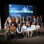 I rappresentanti delle 12 startup al Cinema Monviso di Cuneo al secondo INMC Startup Award, il concorso internazionale dedicato alle startup promosso dai membri del Corridor of Incubators (COI)