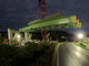 L'impalcato metallico parte del viadotto dell'Asti-Cuneo