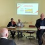 Immagine dell'incontro del settebre 2024 sull'ospedale di Ceva con l'assessore Riboldi, il sindaco Mottinelli e il dg Asl Cn1 Guerra