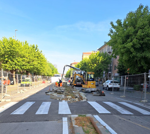 I lavori alla fognatura I lavori alla fognatura