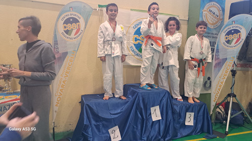 Scuola Judo Shobukai: successo al trofeo CSEN a Crescentino